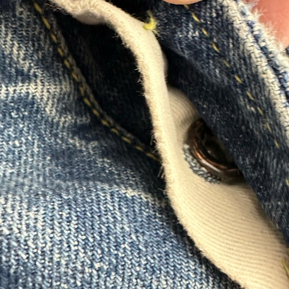 LOOMSTATE Men's New Organic Cotton Mission button fly Jeans Size 34 - Picture 8 of 13